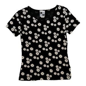 𝅺vintage Floral Shrunken Tee